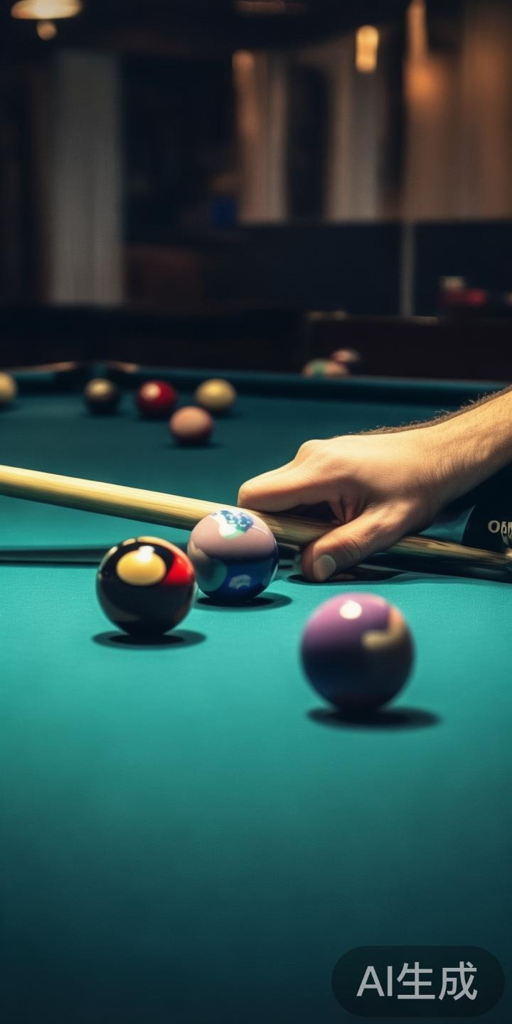 精确的瞄准是实现高分的关键。练习时应学会观察球的几